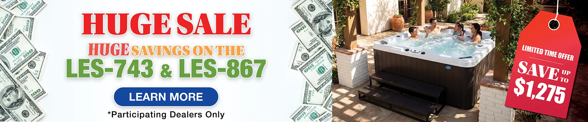 Calspas hot tub being used in a family setting - 